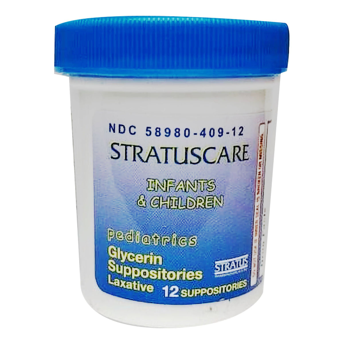 Stratuscare® Pediatric Glycerin Suppositories, Laxative for 2 – 5 Years of Age, BX/12