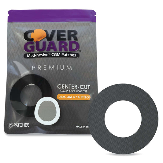 OVERPATCH, CVRGRD CTR CUT F/D EXCOM G7 BLK (25/CT 150CT/CS), CT/1