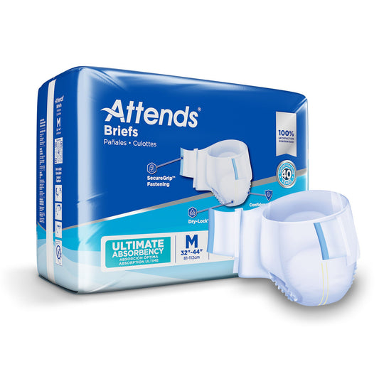 Attends® Advanced Briefs, Medium, CS/96