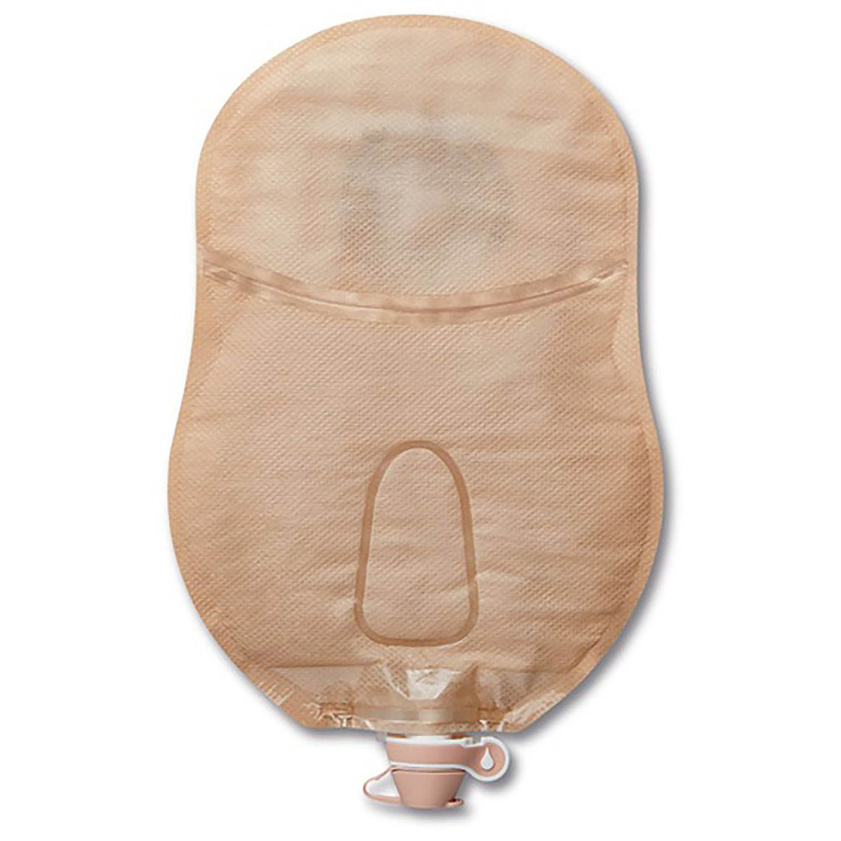 CeraPlus™ Soft Convex 1-Piece Ultra Clear Urostomy Pouch, Cut to fit up to 55 mm