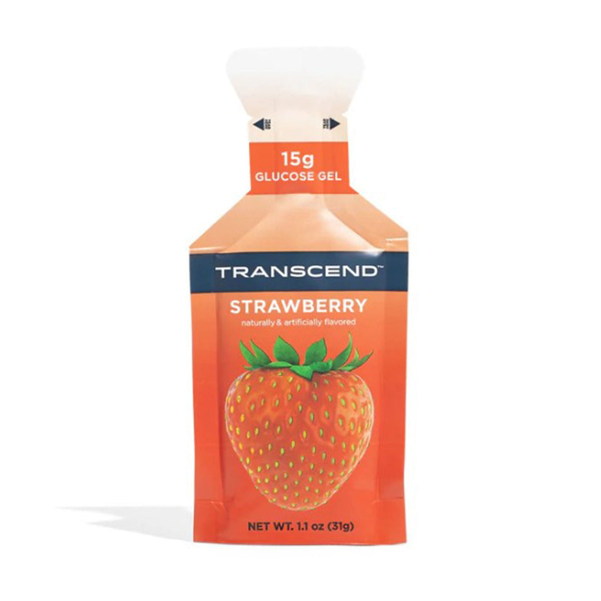 Transcend™ Glucose Supplement, Strawberry Flavor, PK/3