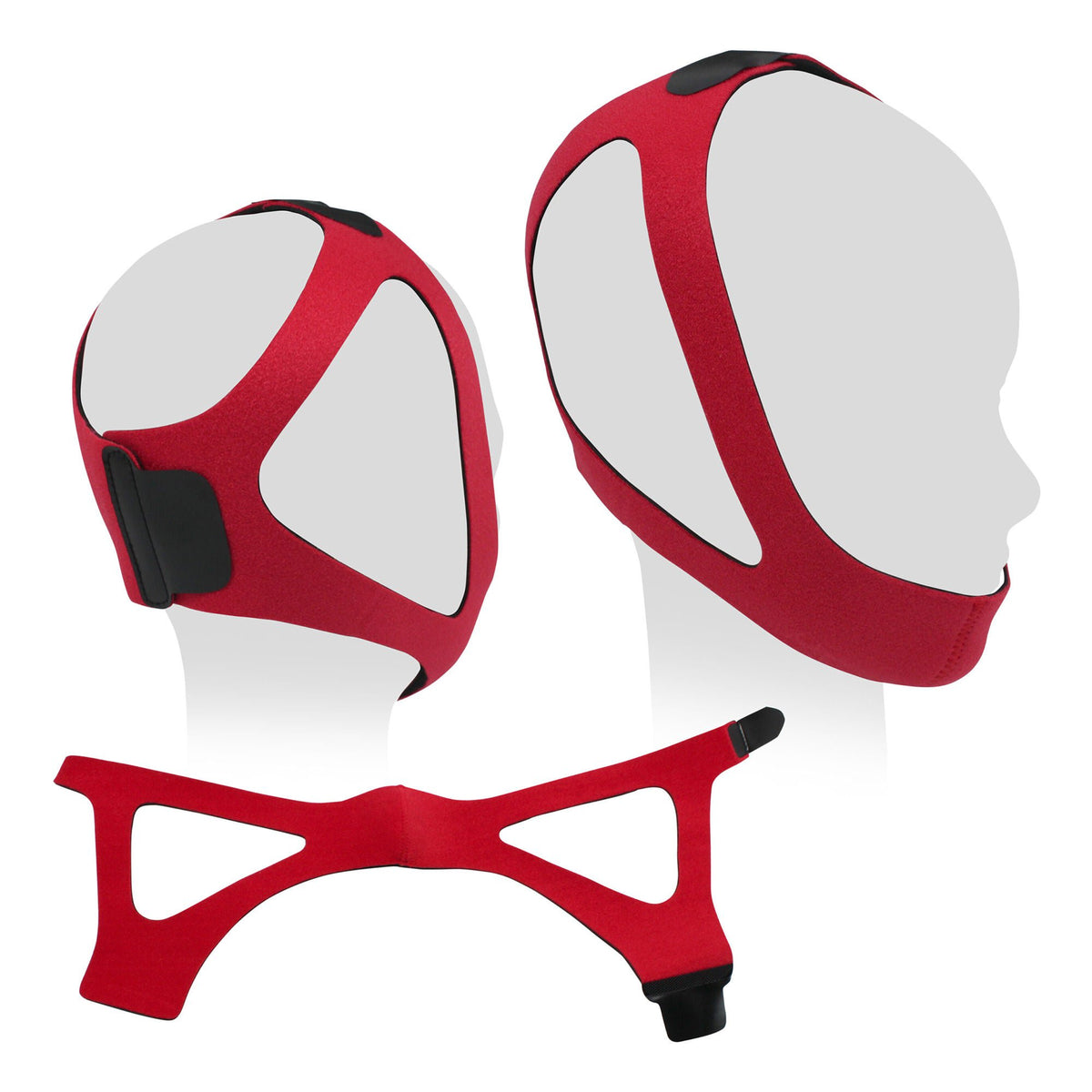 CPAP Mask Component, Ruby Style Chinstrap, Medium