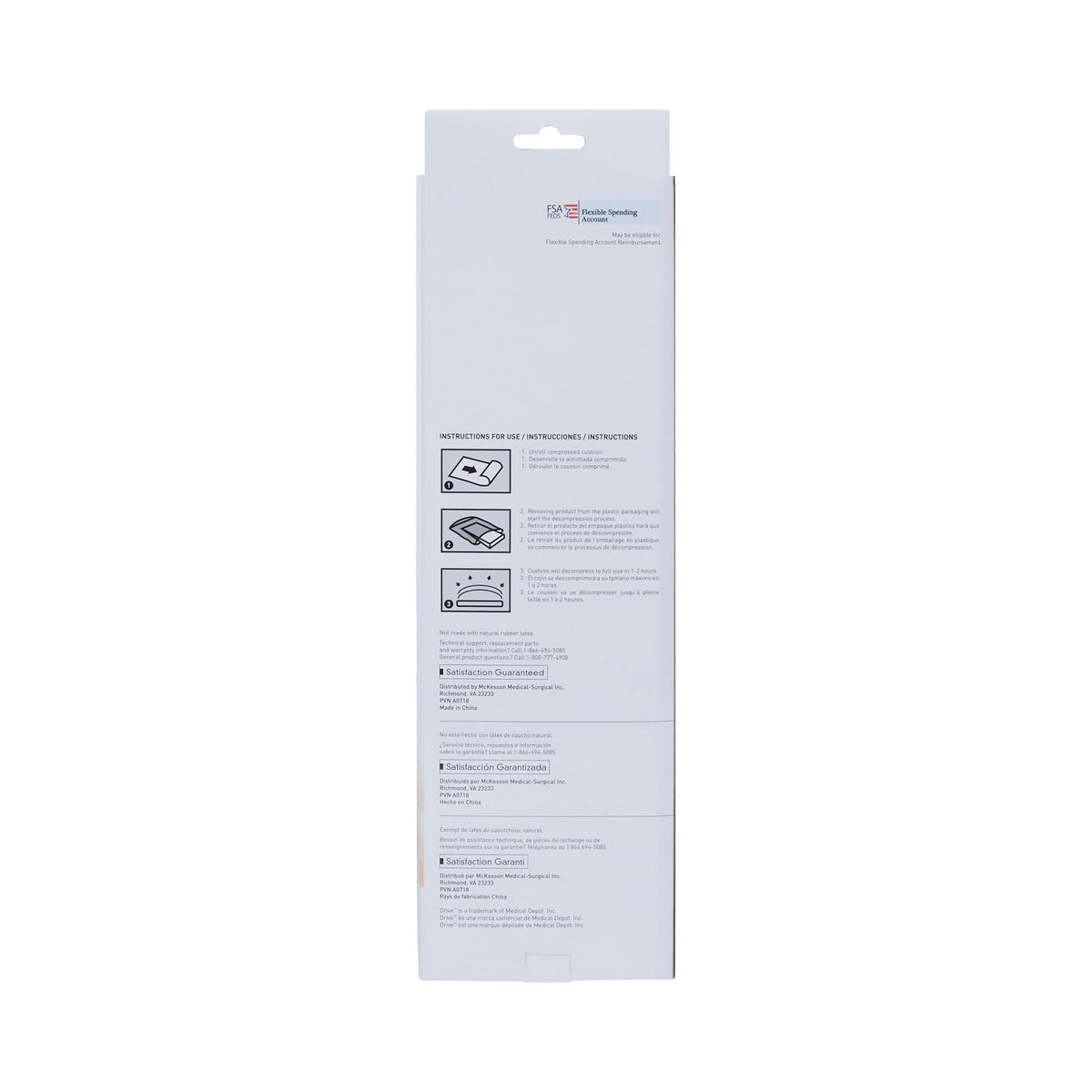 McKesson Compressed Lumbar Support Cushion