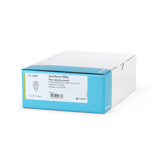 POUCH, OST DRN MIO 2PC FLX WD OUTLT MAX W/WNDW 35MM (10/BX)