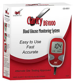 METER KIT, CLARITY BLOOD GLUCOSE 10000, EA/1