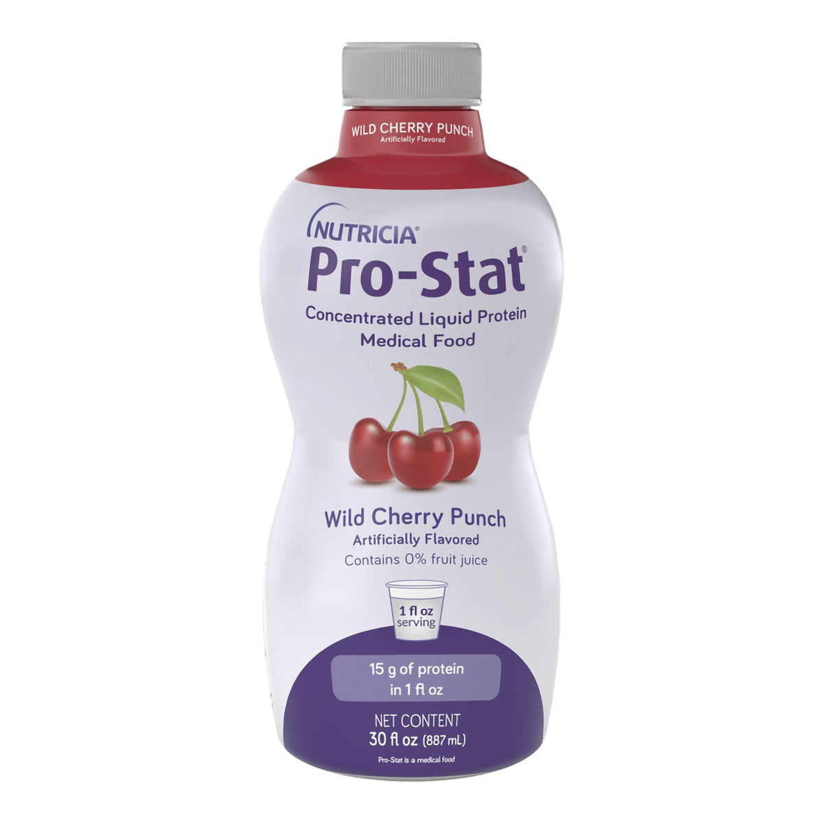 Pro-Stat® Wild Cherry Punch Concentrated Liquid Protein Medical Food, 30-oz., QT/1
