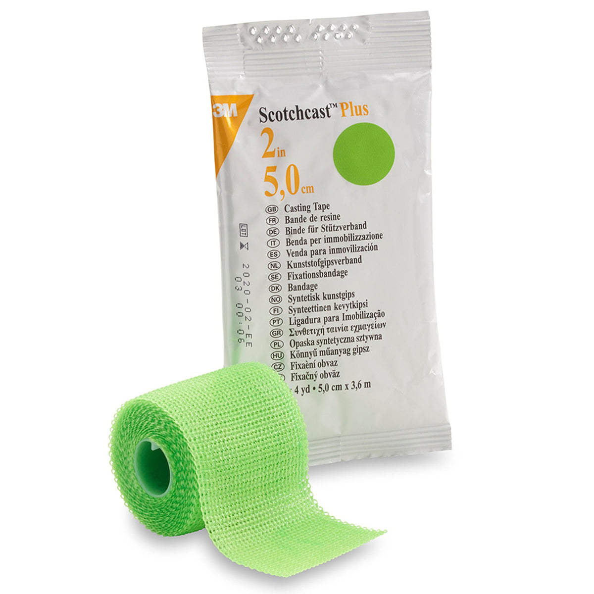 3M™ Scotchcast™ Plus Bright Green Cast Tape, 2 Inch x 4 Yard, EA/1