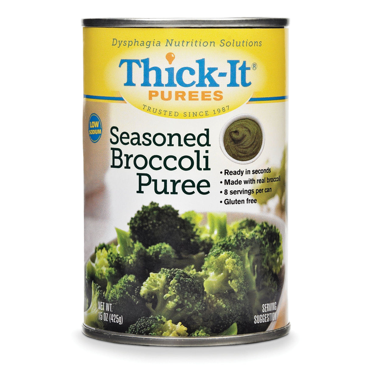 Thick-It® Broccoli Purée, 15-ounce Can, EA/1