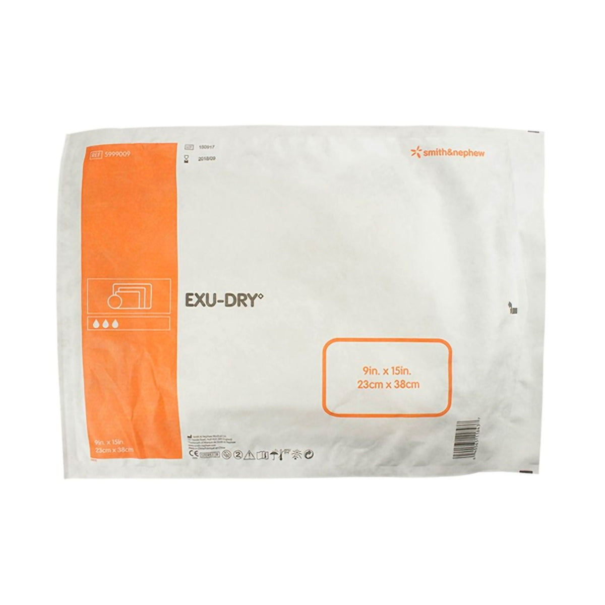 Smith & Nephew Exu-Dry Anti-Shear Super Absorbent Dressing, 9 x 15 Inch, EA/1