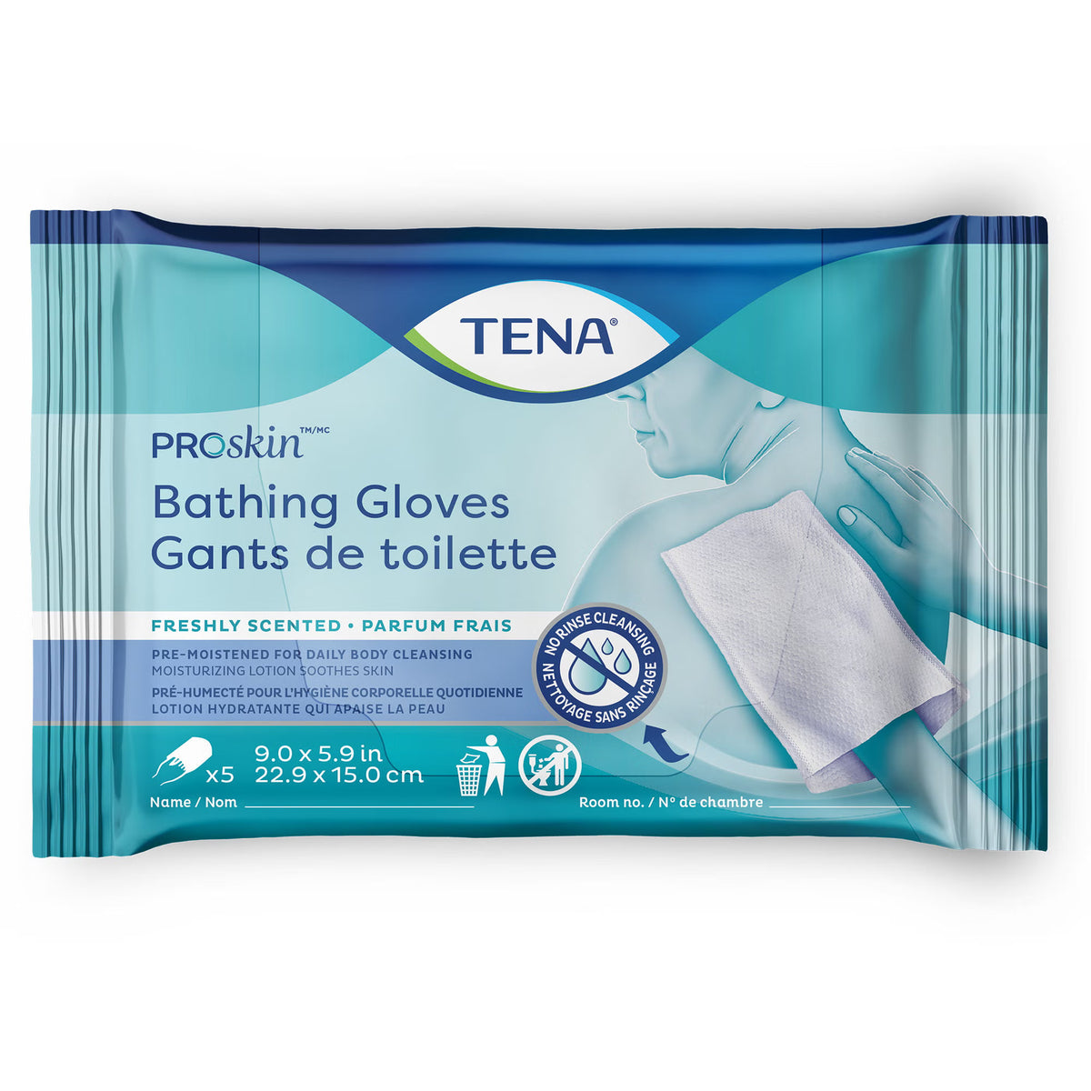 Tena® ProSkin™ Bathing Gloves, Freshly Scented, CS/225