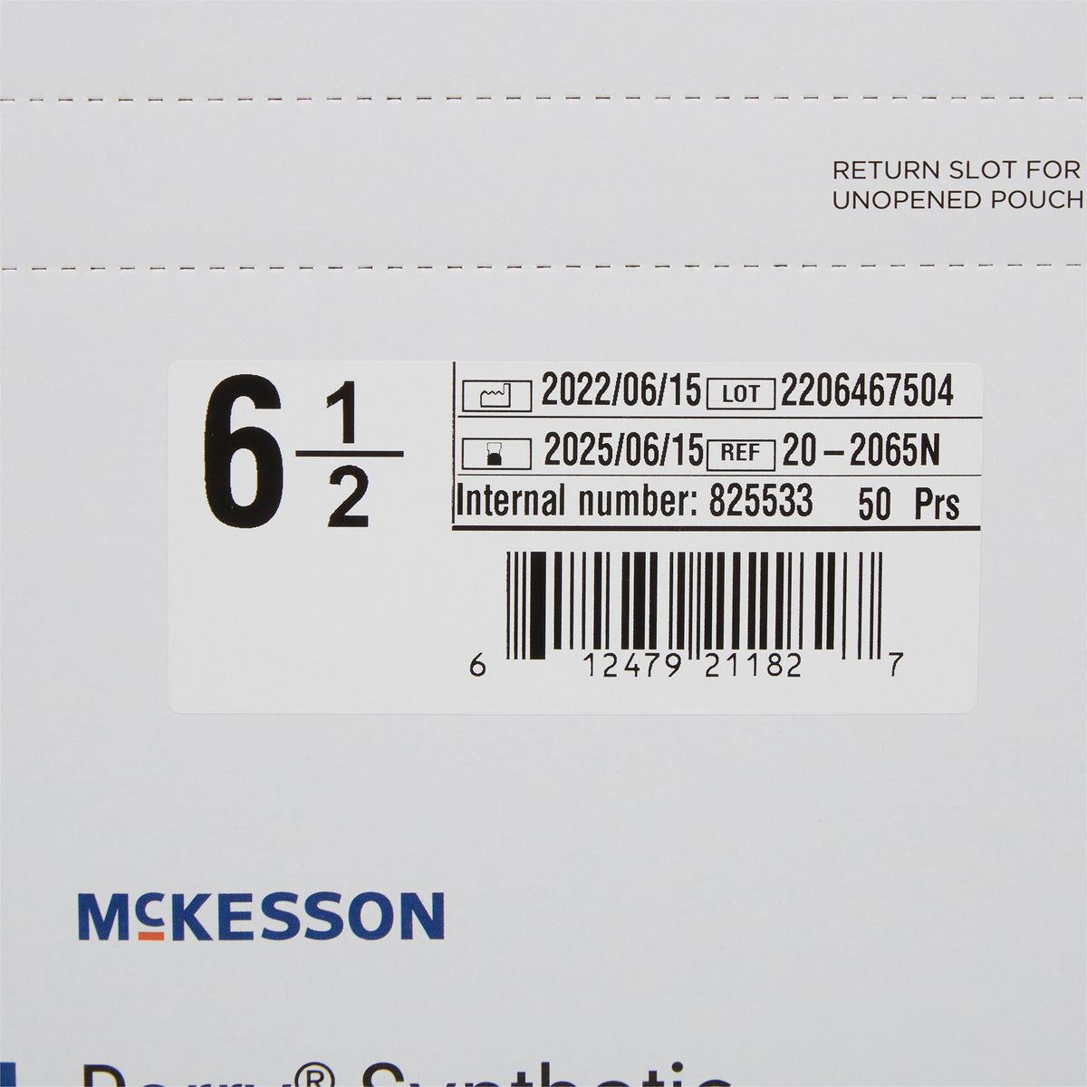 McKesson Perry® Performance Plus Polyisoprene Surgical Glove, Size 6.5, Green