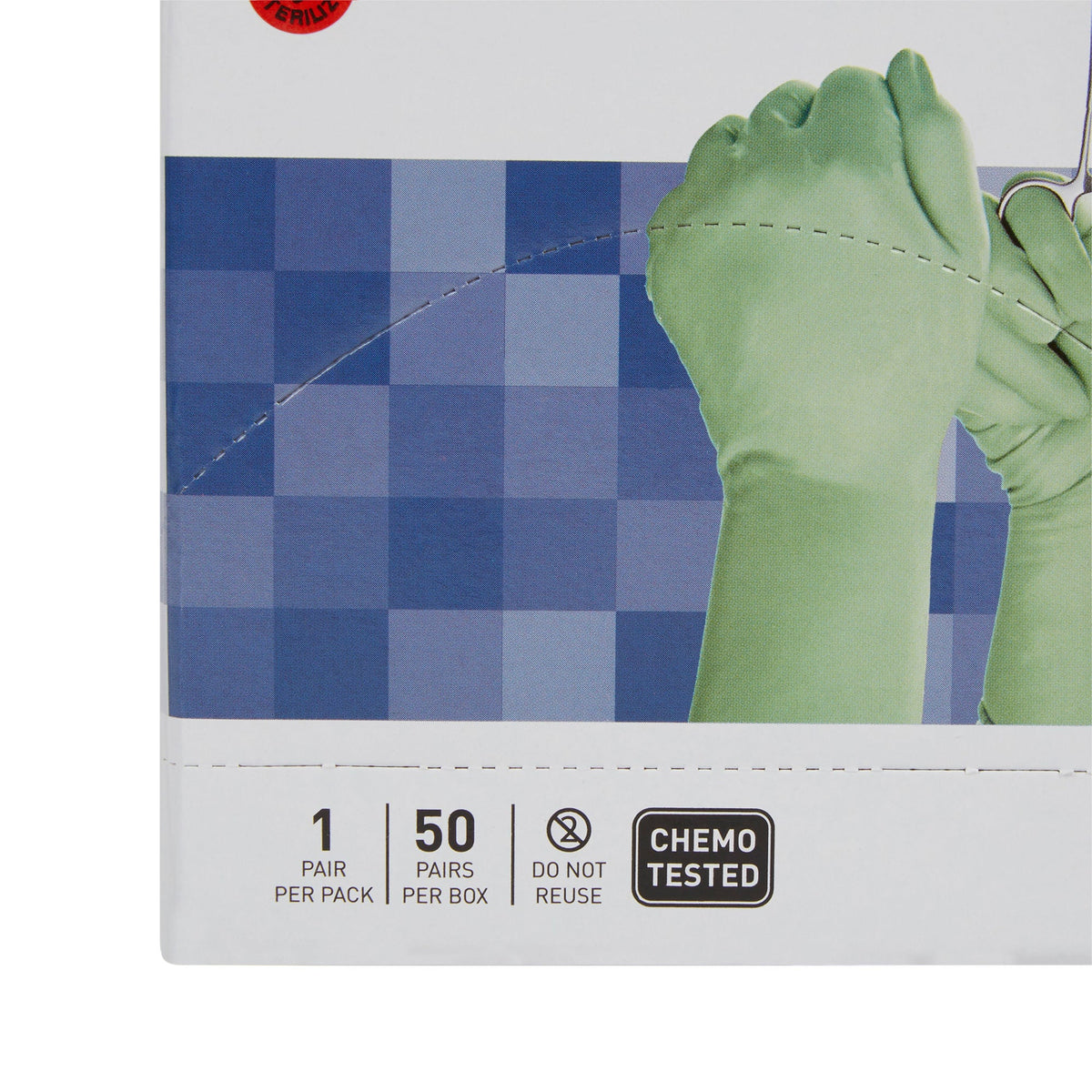 McKesson Perry® Performance Plus Polyisoprene Surgical Glove, Size 6.5, Green
