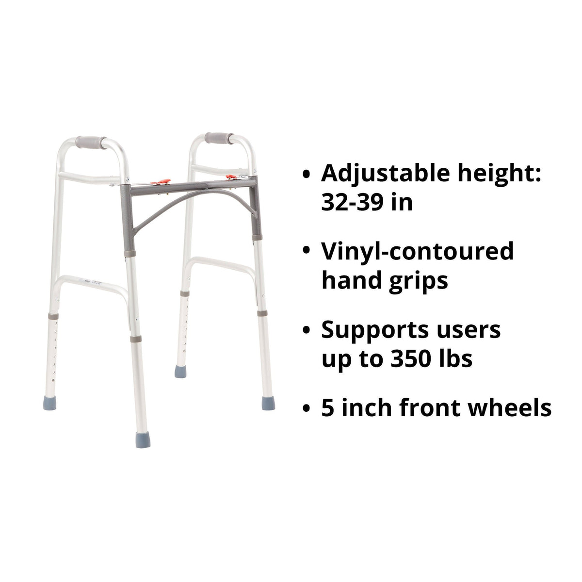 McKesson Adult Aluminum Folding Walker
