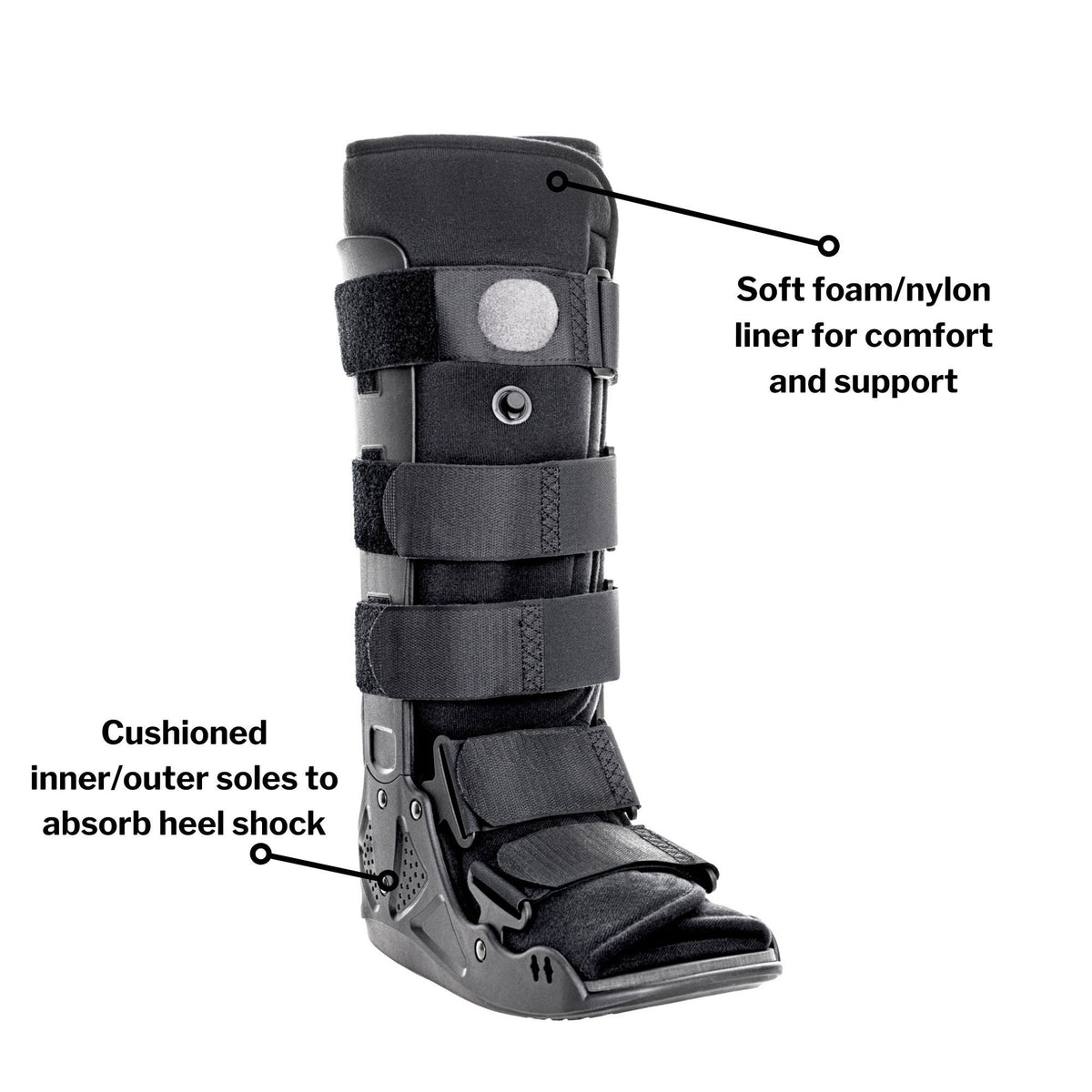 McKesson Pneumatic / Adjustable Air Walker Boot, Extra Large