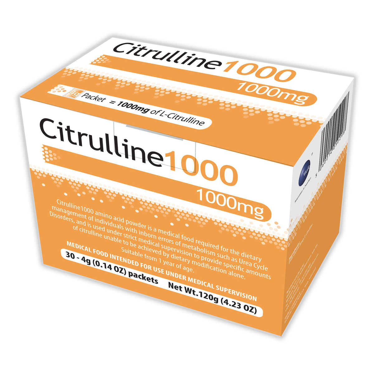 Citrulline1000 Medical Food for the Dietary Management of Urea Cycle Disorders, EA/1