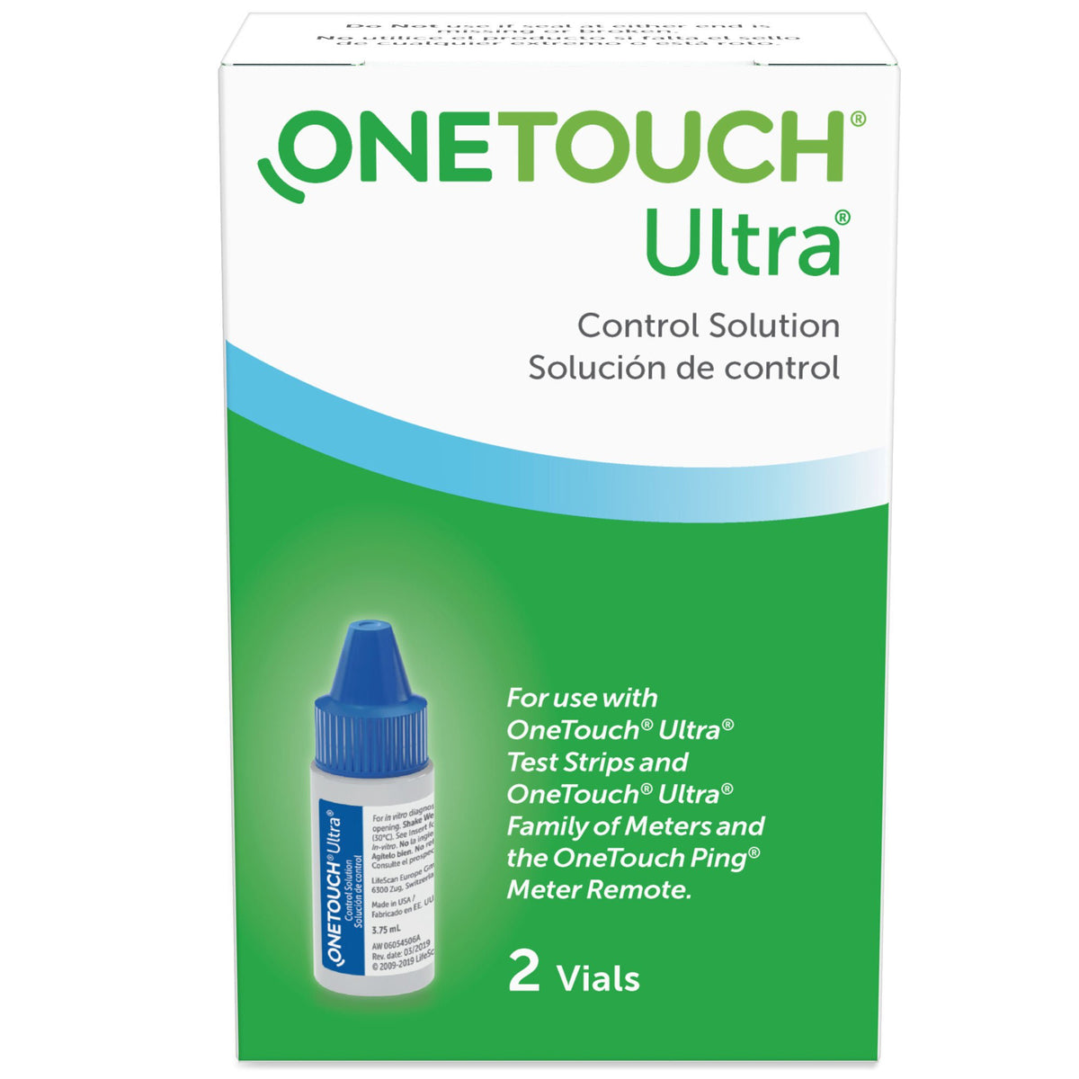 SOLUTION, CONTROL ONE-TOUCH ULTRA (2/BX), BX/2