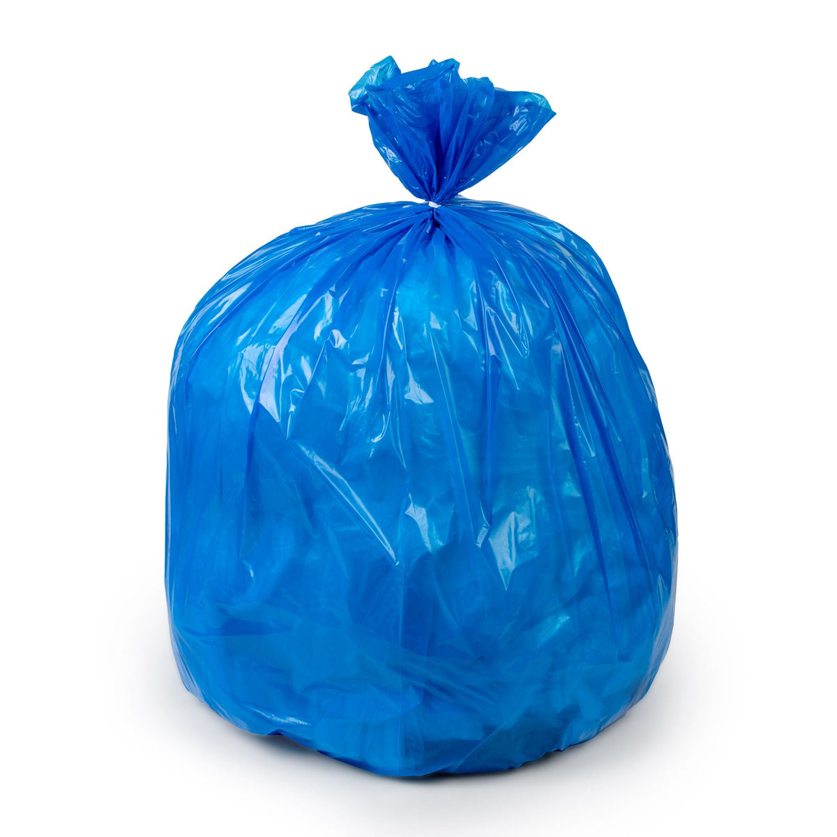 Colonial Bag Recycling Bag, Blue, 15-gallon Capacity