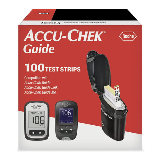 Accu-Chek® Guide Blood Glucose Test Strips, BX/100