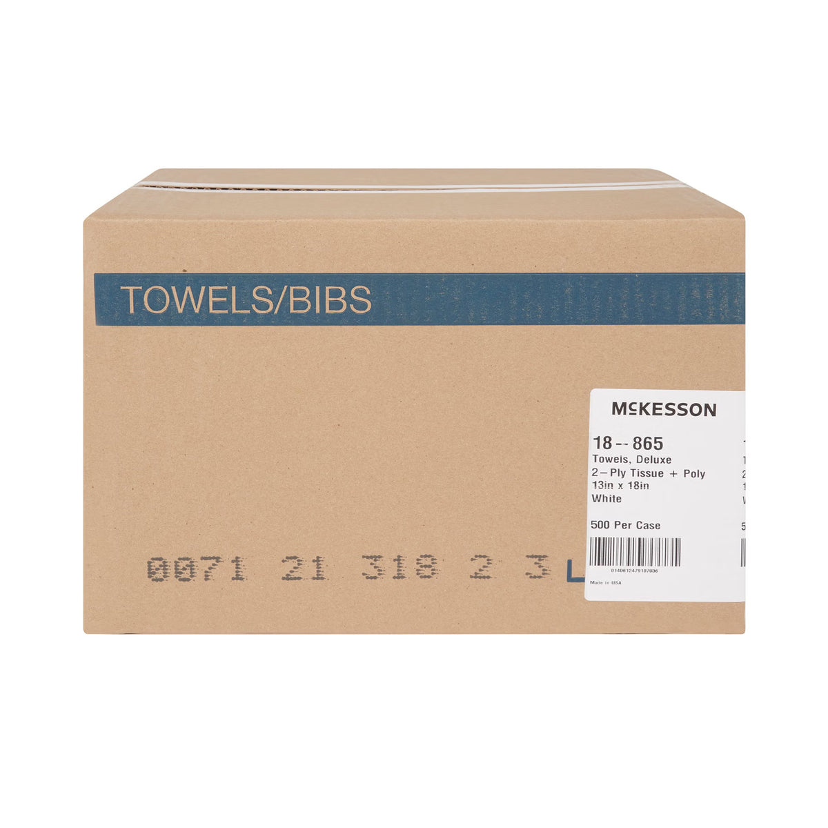 McKesson Nonsterile White Procedure Towels, 13 x 18 Inch