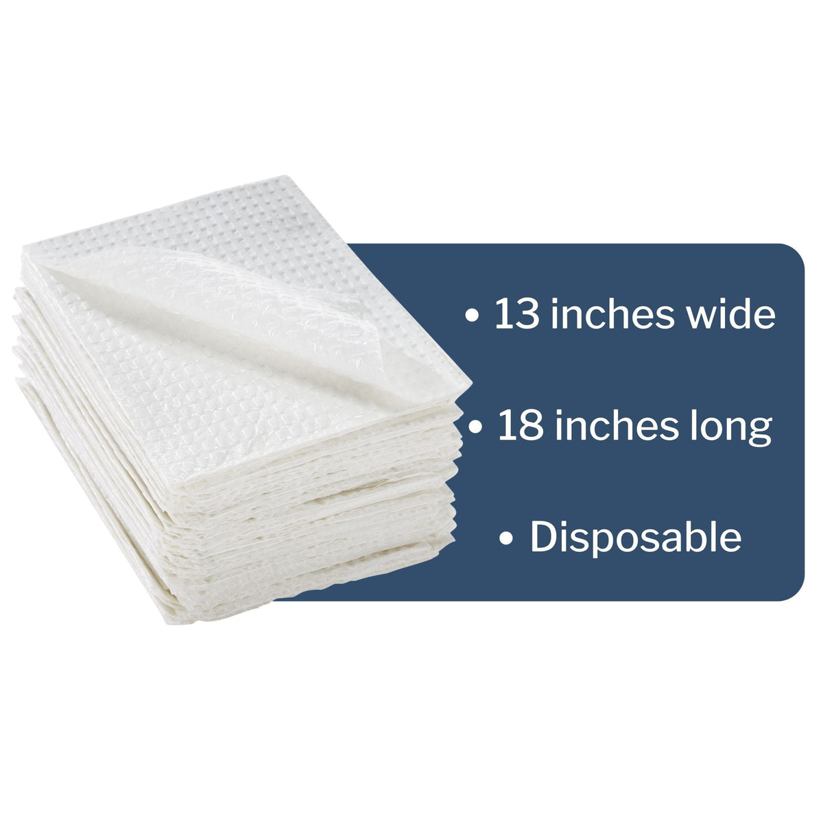 McKesson Nonsterile White Procedure Towels, 13 x 18 Inch