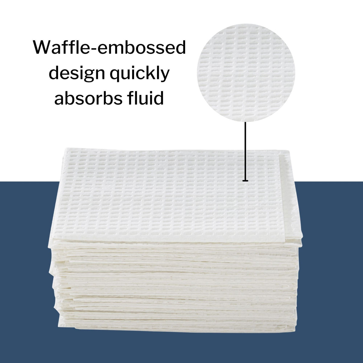McKesson Nonsterile White Procedure Towels, 13 x 18 Inch