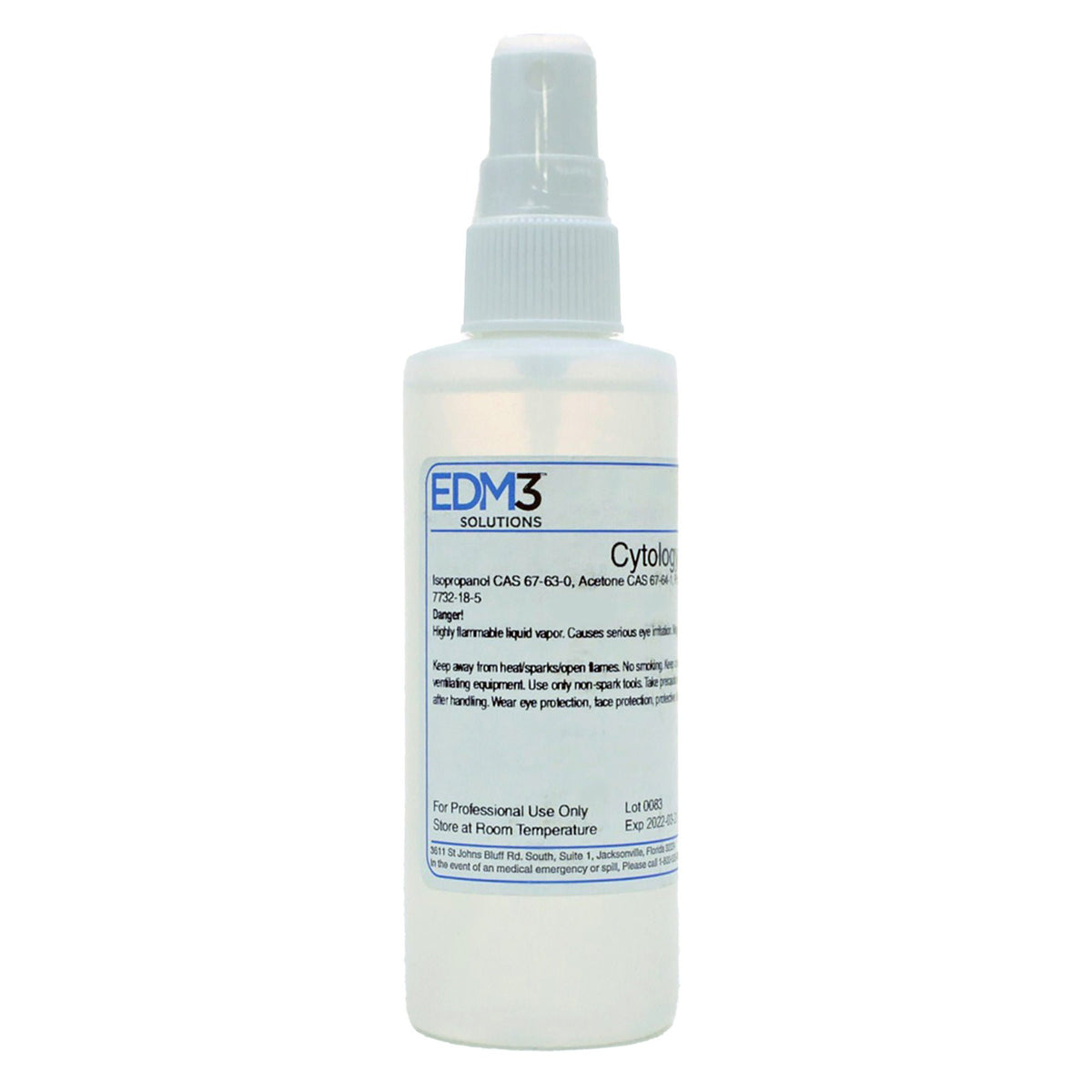 EDM 3 Isopropanol / Acetone / PEG Cytology Reagent, 4-ounce pump bottle