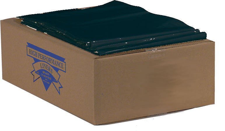 Colonial Bag Medium Duty Trash Bag, Black, 33 gal., CS/1
