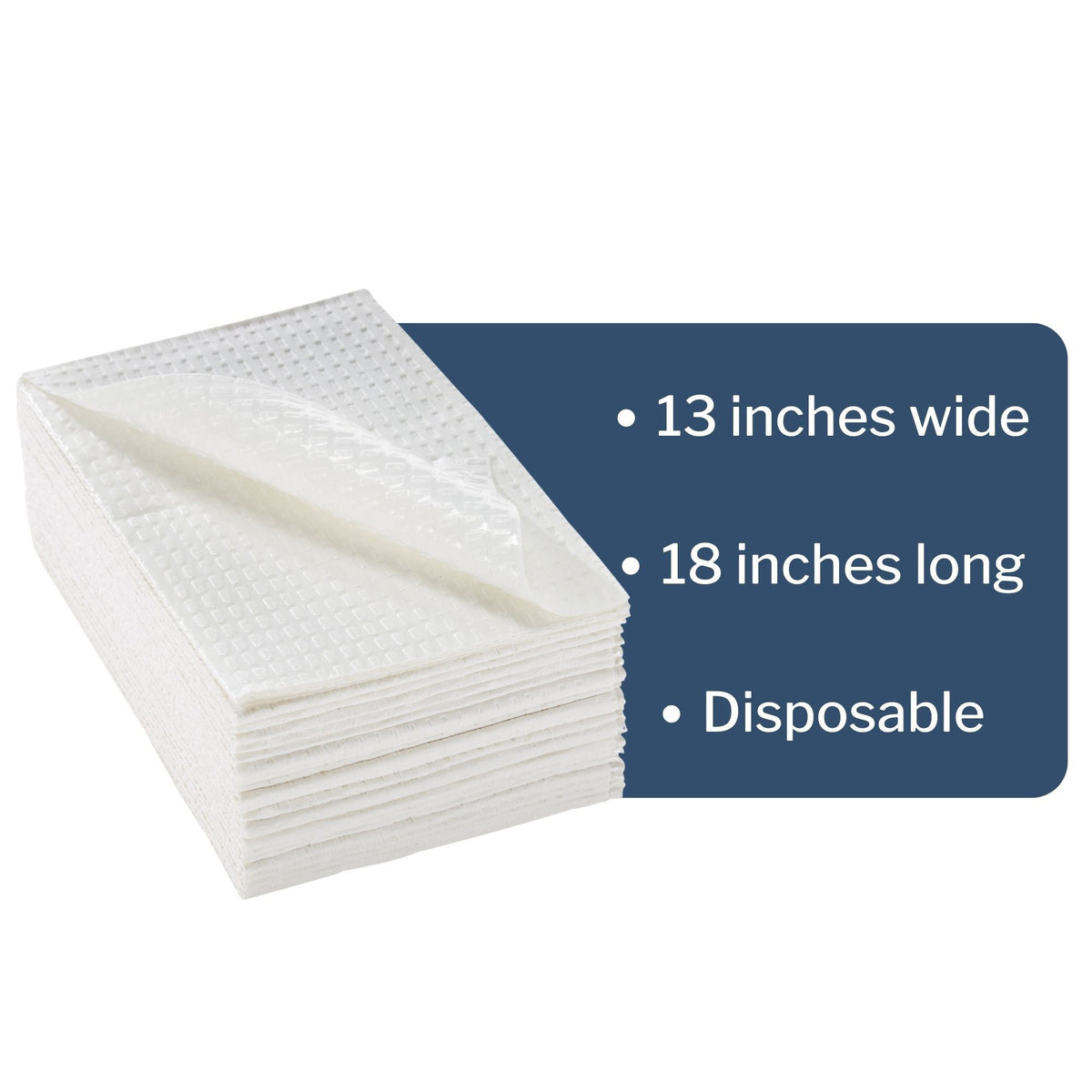 McKesson Nonsterile White Procedure Towel, 13 x 18 Inch