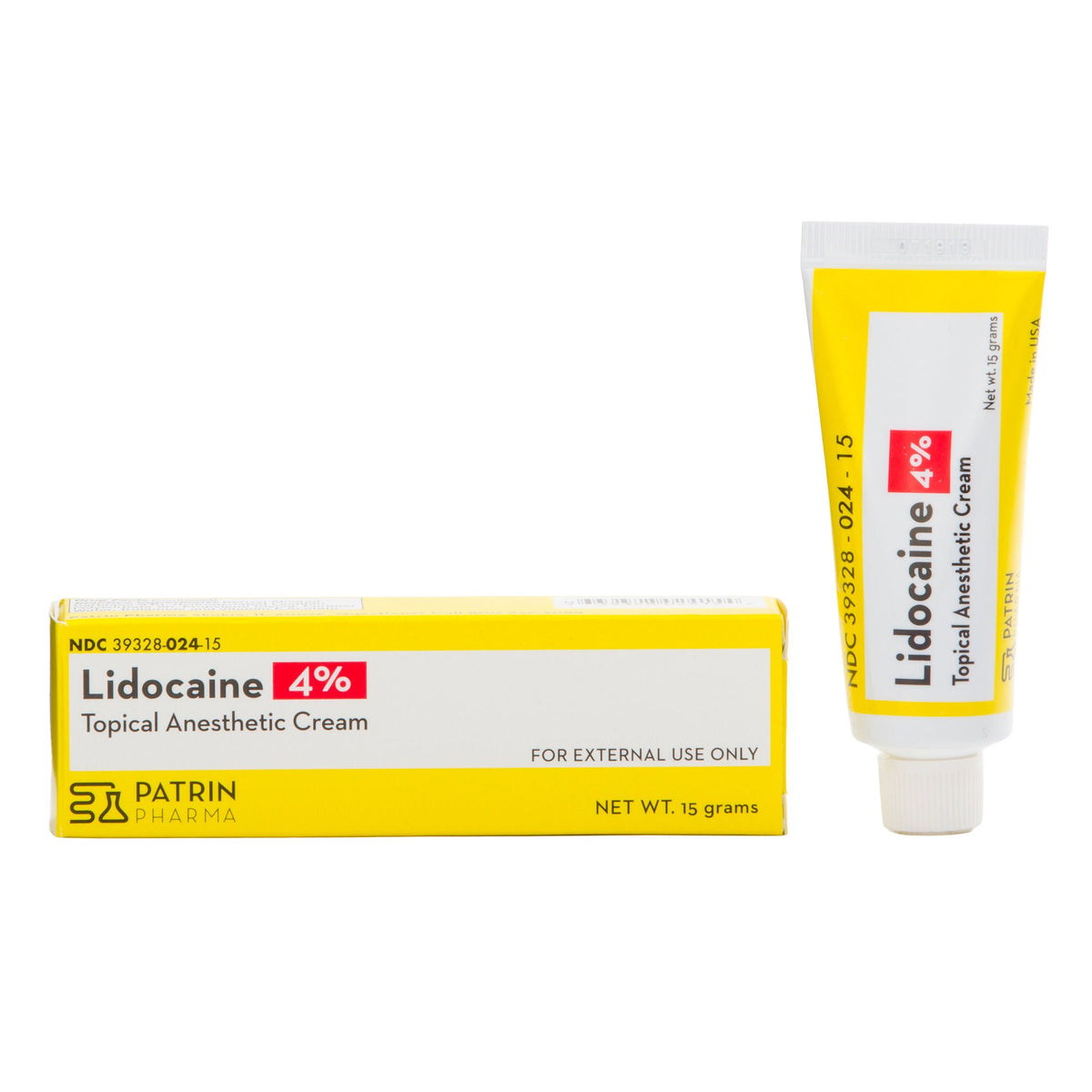 Patrin Pharma 4% Lidocaine Topical Anesthetic Cream, EA/1