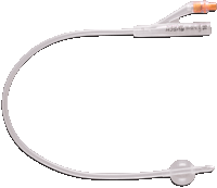 Silkomed 2-Way 100% Silicone Foley Catheter 24 Fr 5 cc