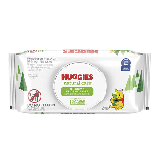 Huggies® Natural Care® Baby Wipe, CS/512