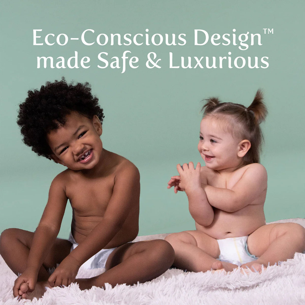 Earth & Eden Sensitive Baby Diapers, Size 4 for Babies Weighing 22 – 37 lbs.