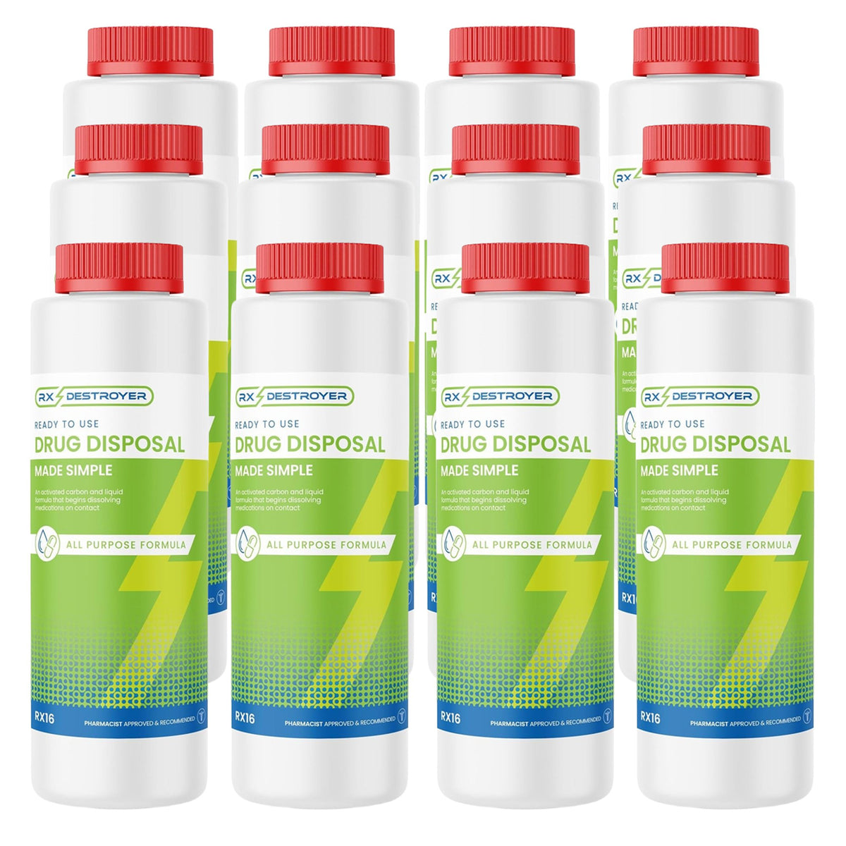 Rx Destroyer™ Pharmaceutical Disposal System, 16-ounce bottle