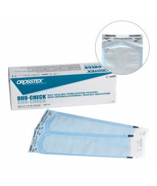 Duo-Check® Self-Seal Sterilization Pouch, 3-1/2 x 5-1/4 Inch, BX/200