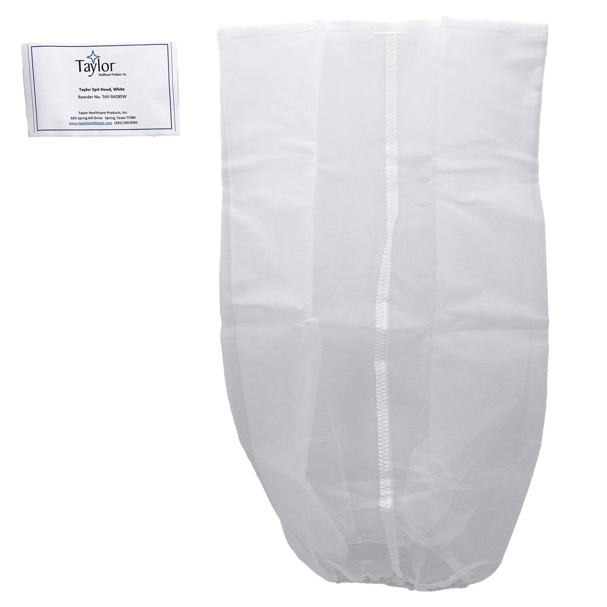 HOOD, SPIT SOCK WHT (50/CS), CS/50