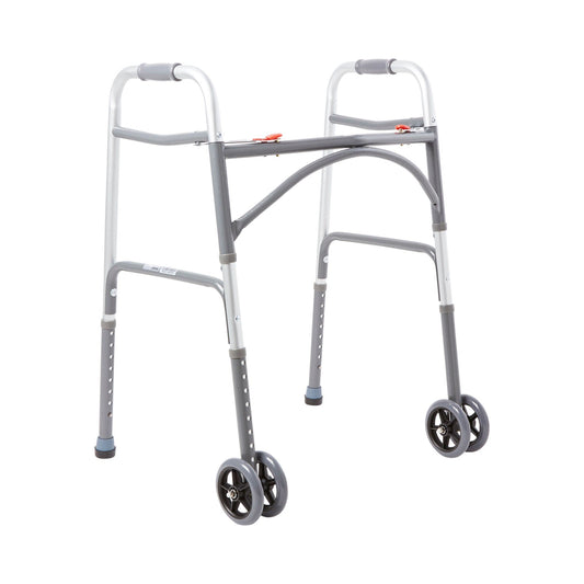 McKesson Steel Bariatric Folding Walker, 32 – 39 Inch Height