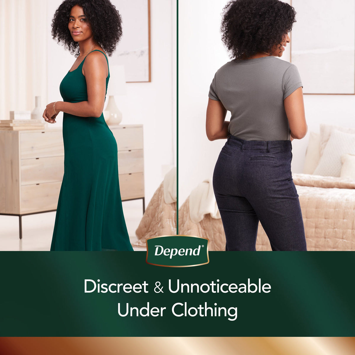 Depend® Silhouette® Maximum Absorbency Underwear, Medium