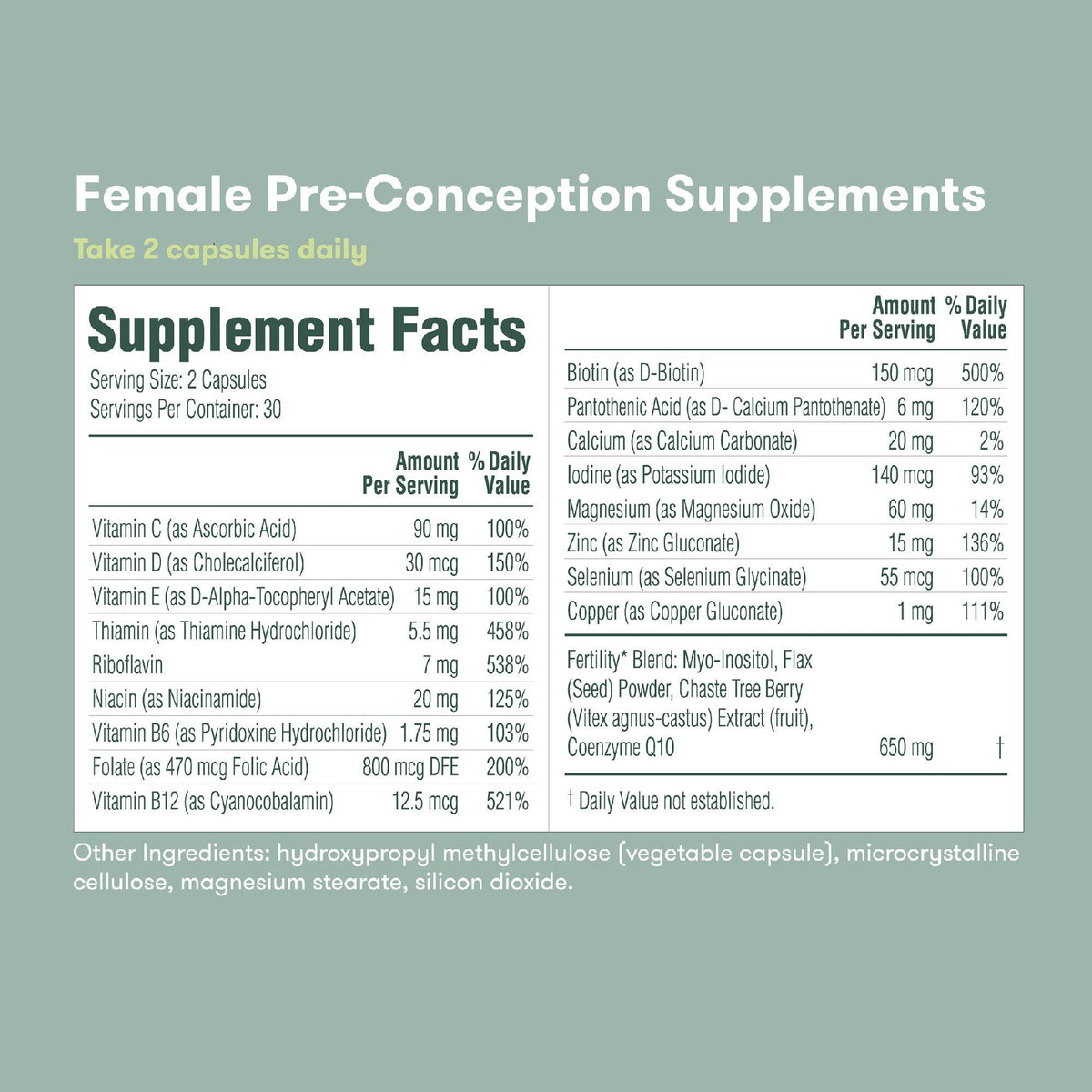 Frida Fertility Pre-Conception Supplement Set