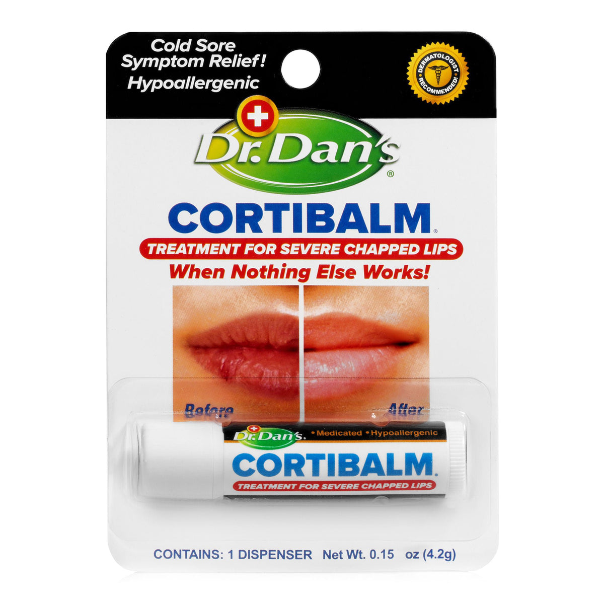 Dr. Dan's CortiBalm™ Lip Balm, EA/1