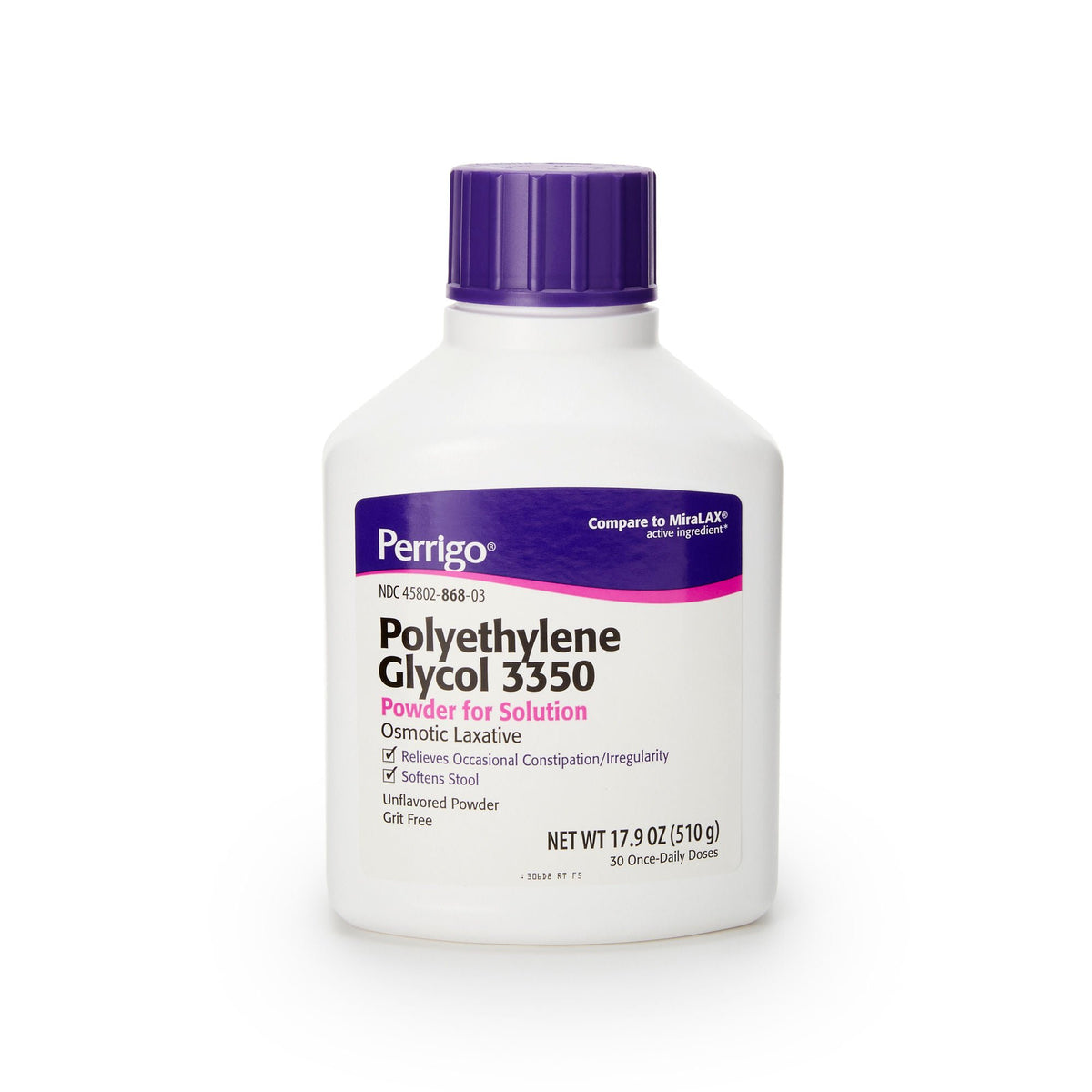 Perrigo Polyethylene Glycol Cathartic / Laxative, EA/1