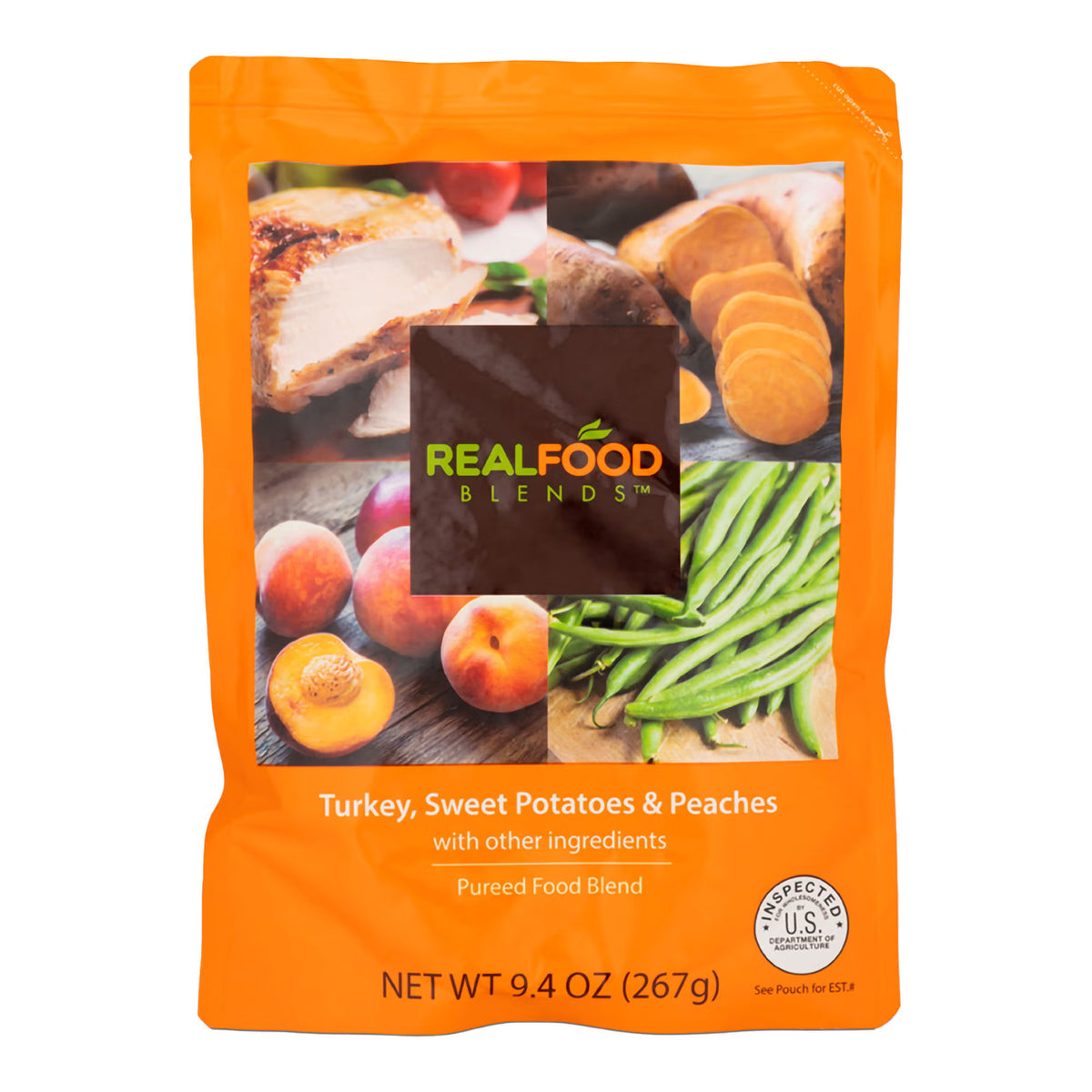 Real Food Blends™ Turkey, Sweet Potatoes & Peaches Puree Blend for Tube Feeding, EA/1