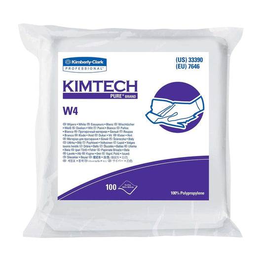 Kimtech™ Pure W4 Cleanroom Wipe, 100 per Box, PK/100
