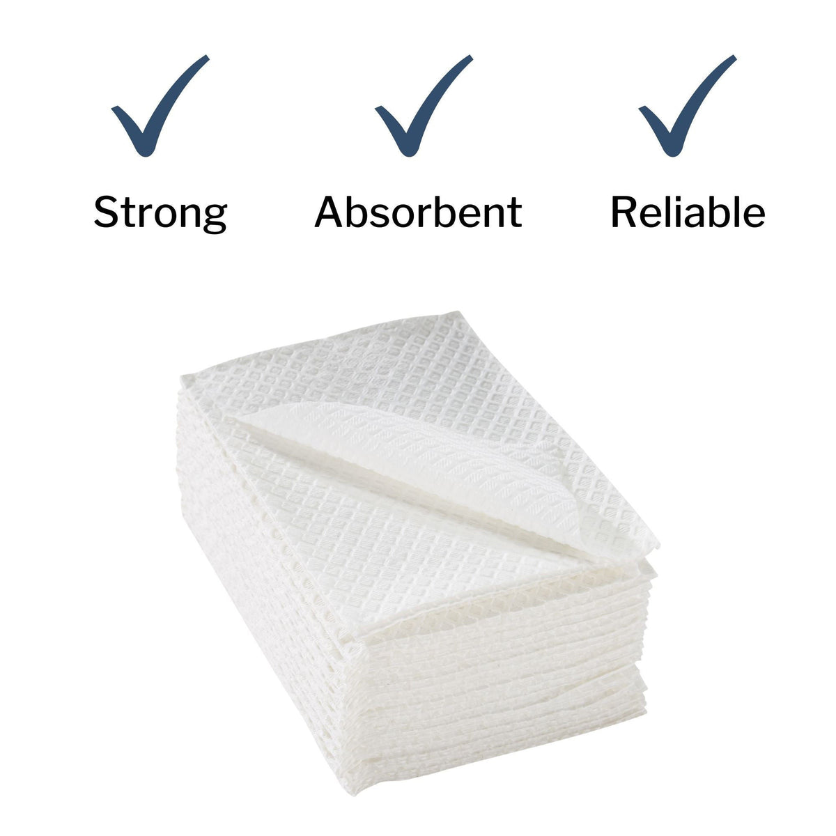 McKesson Nonsterile White Procedure Towels, 13 x 18 Inch