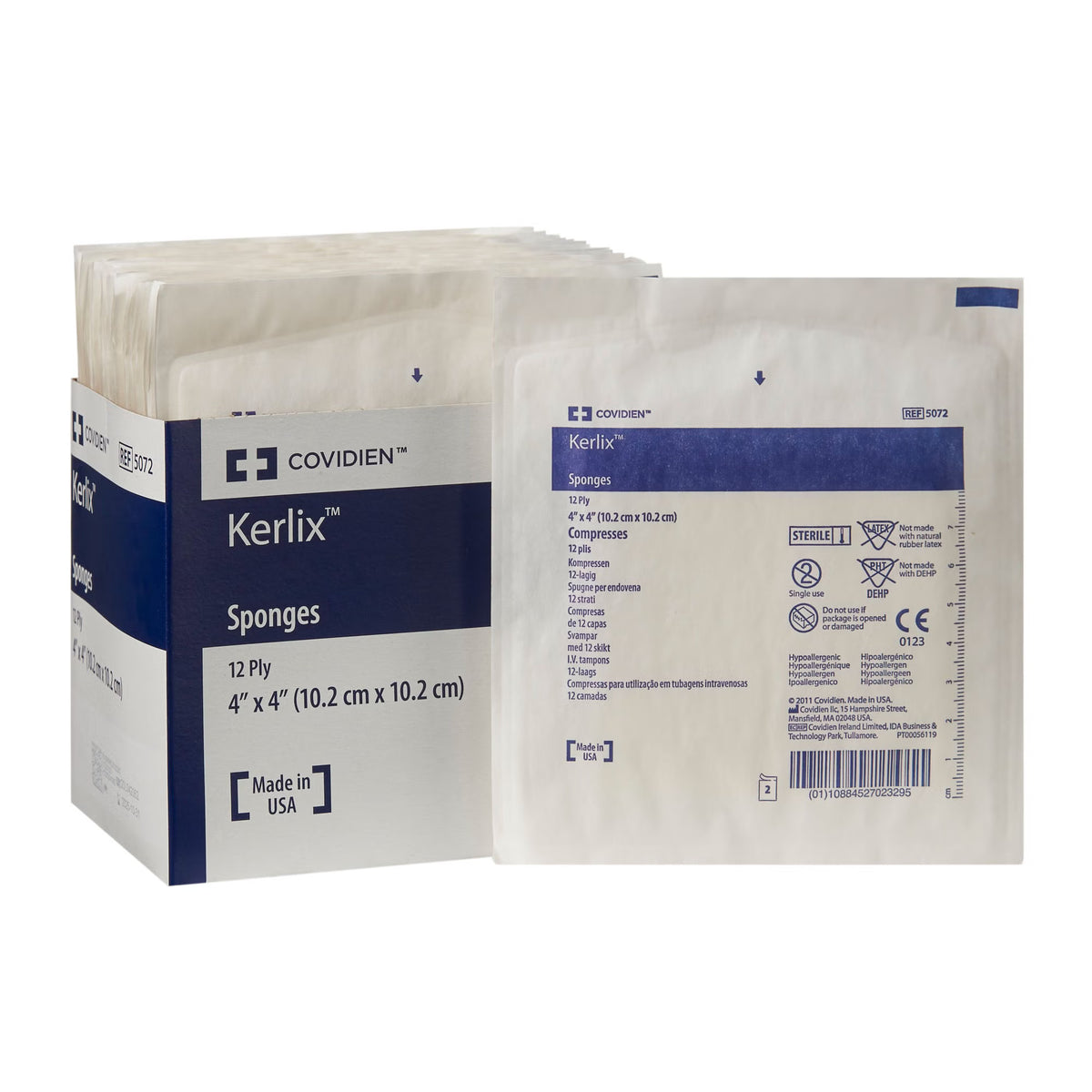 Kerlix™ Sterile USP Type VII Fluff Dressing, 4 x 4 Inch, 12-Ply, TR/25