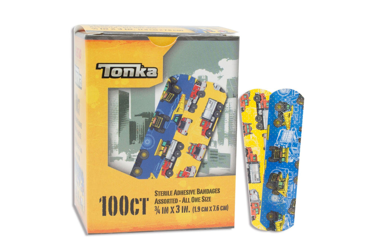 American® White Cross Stat Strip® Tonka Design Adhesive Strip,¾ x 3 Inch, BX/100