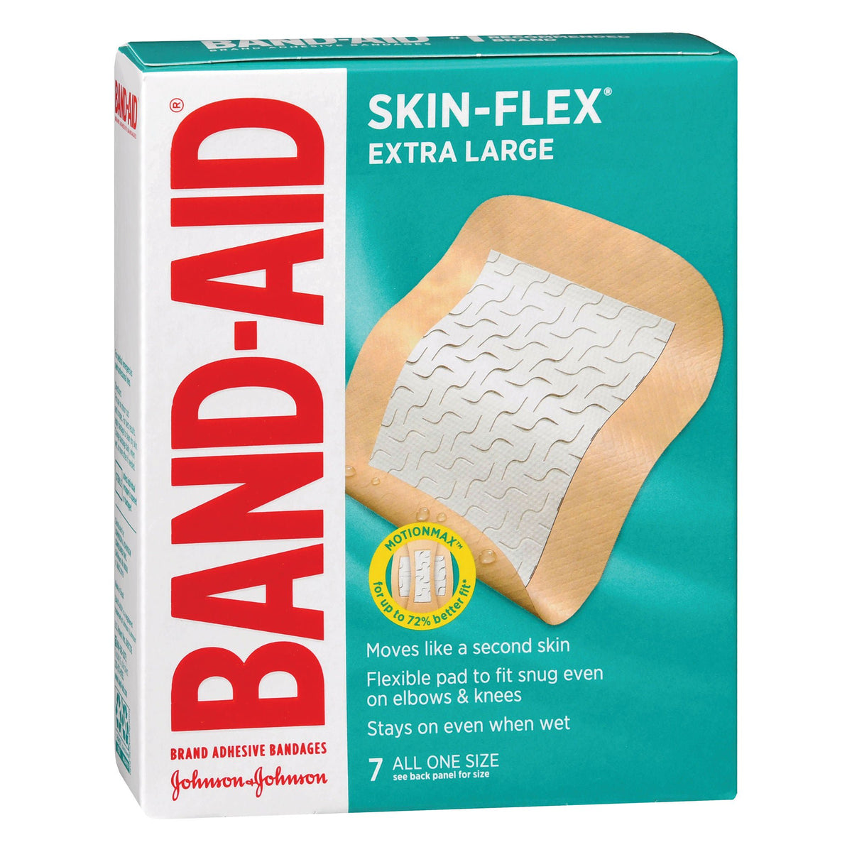 Band-Aid® Skin-Flex® Adhesive Bandages Extra Large, 2.75 x 3.5 Inch, BX/7