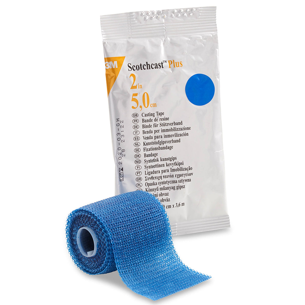 3M™ Scotchcast™ Plus Blue Cast Tape, 2 Inch x 4 Yard, EA/1