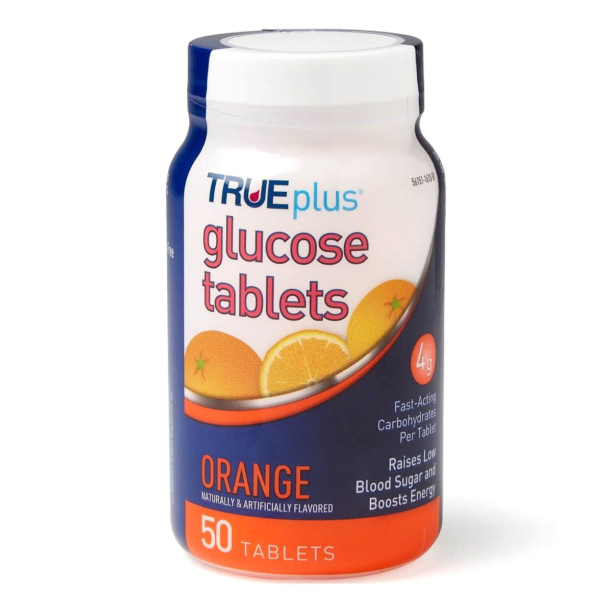 TRUEplus™ Glucose Supplement Orange Flavor Chewable Tablets, CS/12