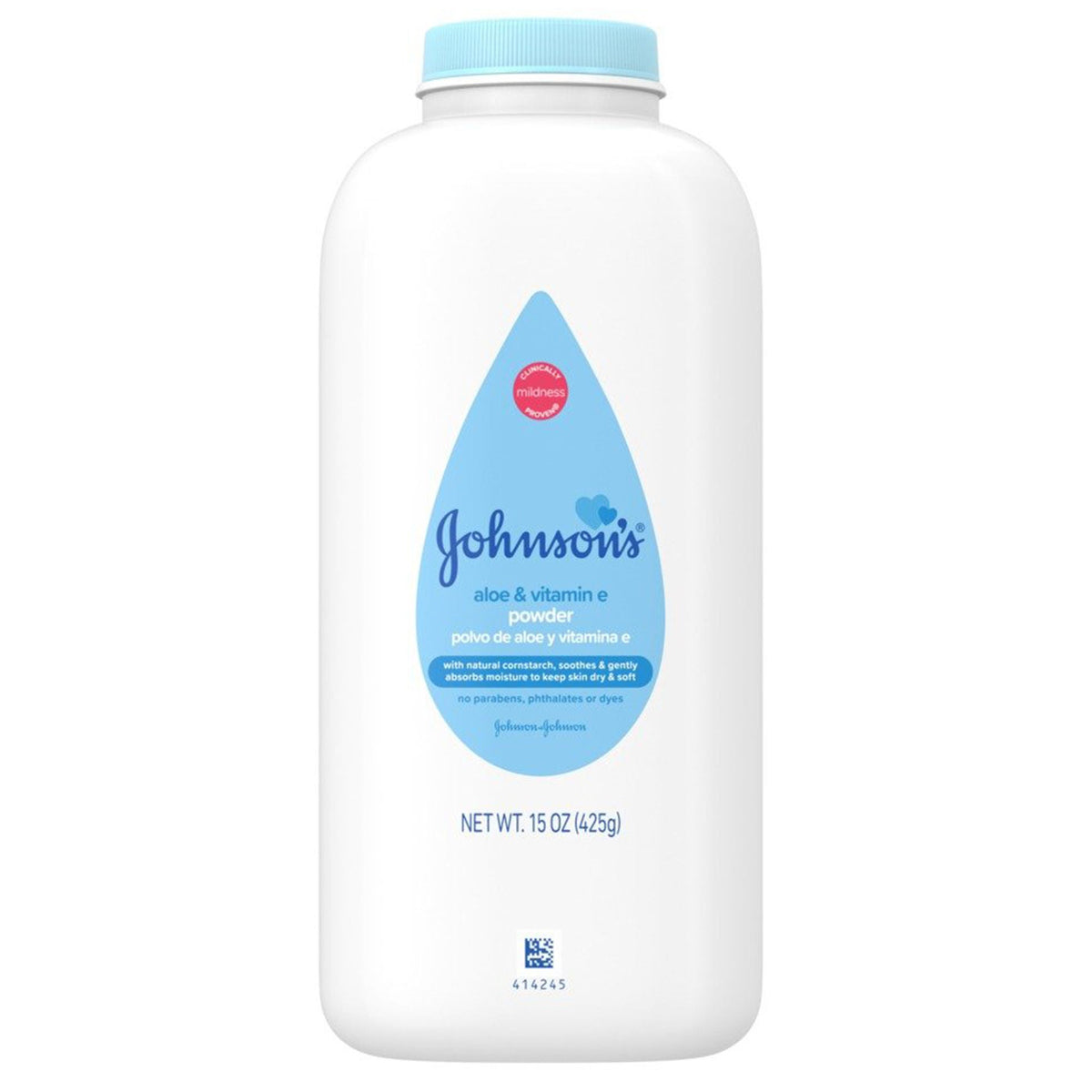 Johnson's® Aloe and Vitamin E Baby Powder, Fresh Scent, 15 oz., EA/1