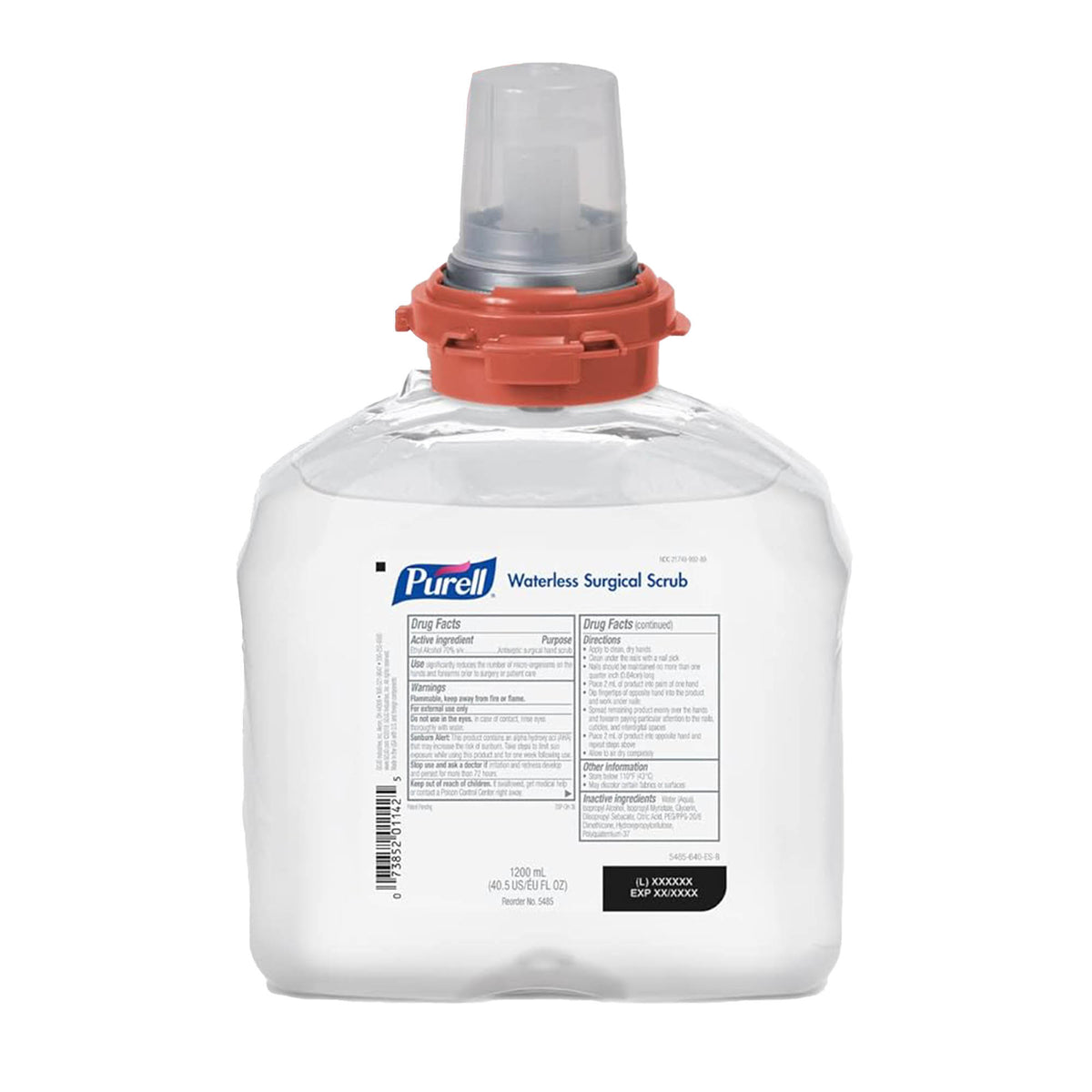 Purell® Waterless Surgical Scrub Gel, 1,200 mL Dispenser Refill Bottle, EA/1